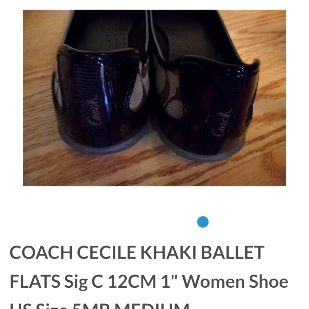 COACH CECILE SIG C FLAT SHOES SIZE 5 - Picture 13 of 16